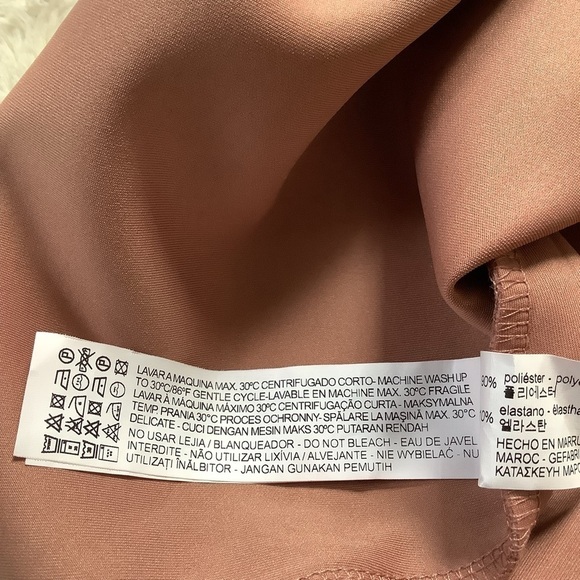 ZARA Suede Effect Dress - Picture 7 of 8